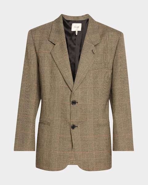 Brunello Cucinelli Double-Breasted Fluid Linen Twill Blazer