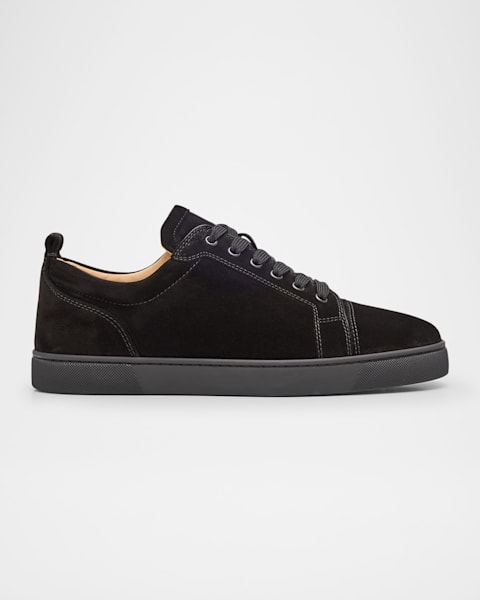 Christian Louboutin Men's Tutti Rui Suede Low-Top Sneakers