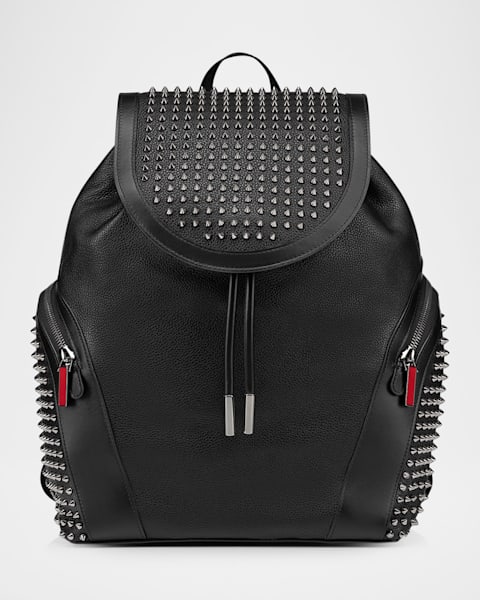 Christian Louboutin Men's Explorafunk Logo Leather Backpack