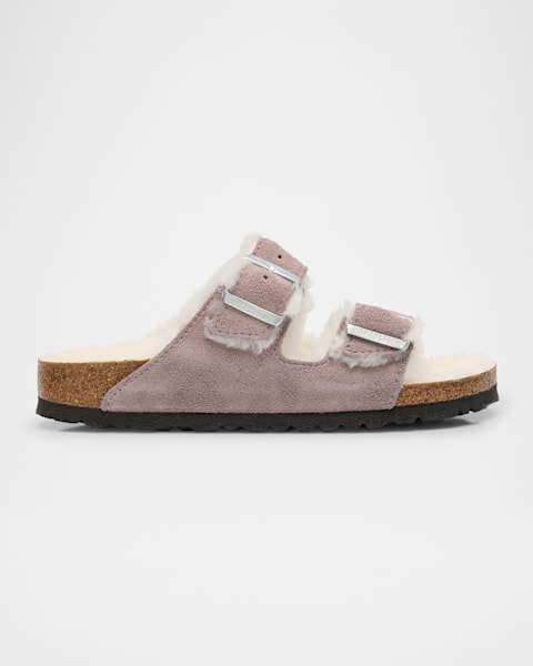 サンダル・ミュール Stuart Weitzman MEADOWFLATSLIDE Sandals Ciabatta Bianca Con Stuart Weitzman Meadow Flower Leather Slides | Neiman Marcus