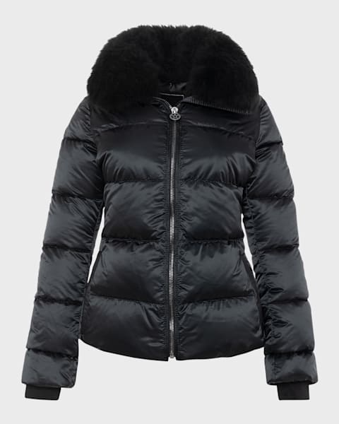 Moncler Selle Puffer Jacket with Zip-Off Sleeves | Neiman Marcus Moncler Selle Puffer Jacket with Zip-Off Sleeves | Neiman Marcus