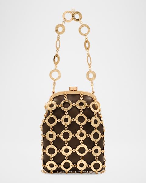 Cult Gaia Pearl Acrylic Metal Top-Handle Bag | Neiman Marcus