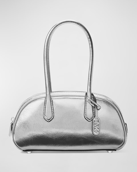 MICHAEL Michael Kors Lulu Metallic Leather Shoulder Bag