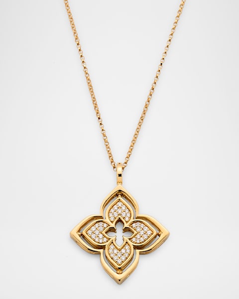 Sarah Chloe Alana 14K Gold Diamond Locket Necklace | Neiman