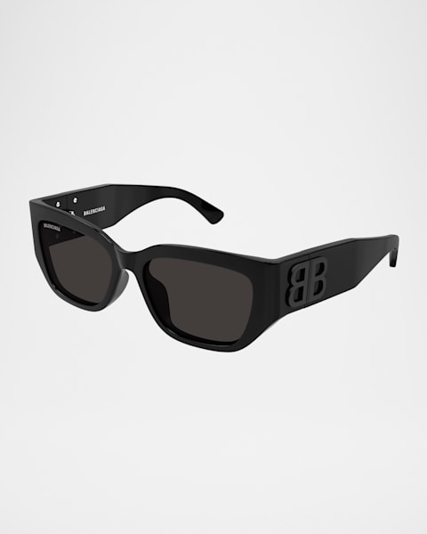 Balenciaga BB Logo Butterfly Sunglasses | Neiman Marcus