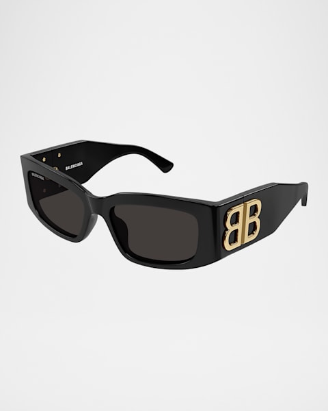 Balenciaga BB Logo Butterfly Sunglasses | Neiman Marcus Balenciaga BB Logo Butterfly Sunglasses | Neiman Marcus