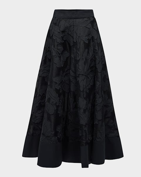 ワンピース Rose volume skirt black NWD $298 KATE SPADE New York [ 0 ] Encore Rose Flared Skirt