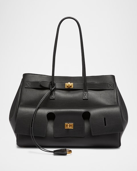 The Leather Crossbody Tote Bag
