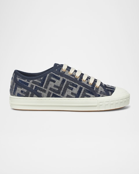 FENDI｜SNEAKERS Fendi Match rubber sole sneakers with perforated toe | The