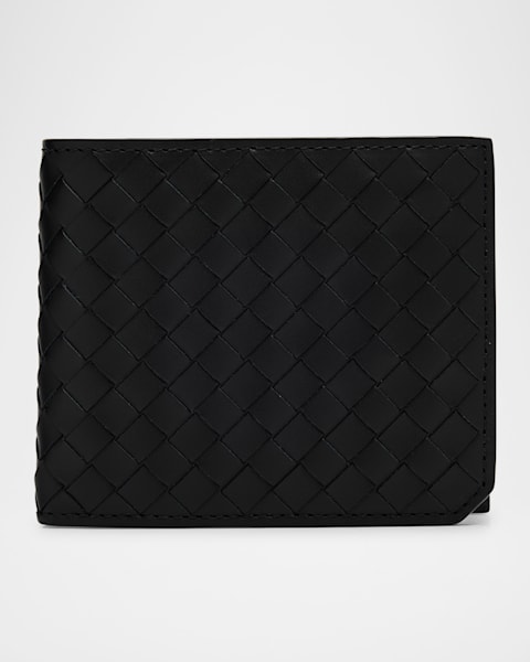 Balenciaga Men's Bifold Leather Wallet | Neiman Marcus