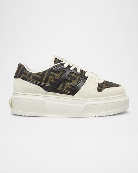 スニーカー FENDI SS25 'Fendi Match' sneakers (7E1643AOMN F0E7C) Fendi Match Sneakers Leather Black | Fendi
