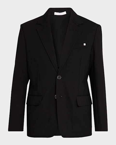 【送料&関税込】Balmain Blazer Jacket Balmain Leather Double-Breasted Blazer | Saks Fifth Avenue