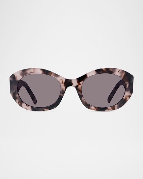Givenchy 4G Liquid Metal and Nylon Rectangle Sunglasses
