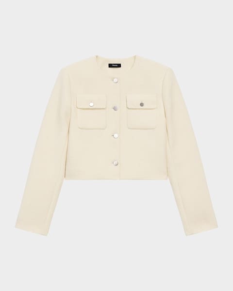 Theory Tailored Tweed Jacket | Neiman Marcus