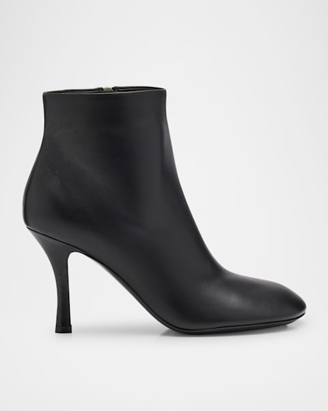 ショートブーツ・ブーティ The Row Prudens leather ankle boots Prudens leather ankle boots in black - The Row | Mytheresa