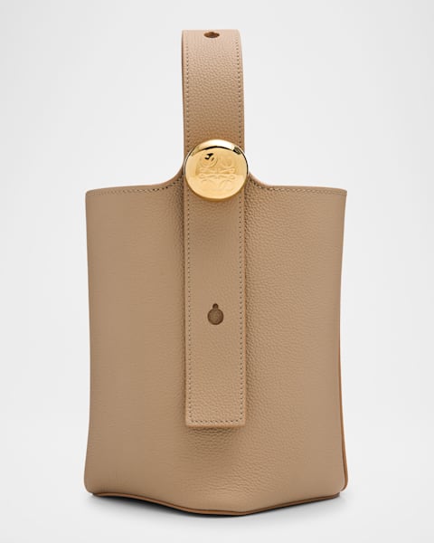 Loewe x Suna Fujita Pebble Mini Hamster Bucket Bag in Napa Leather