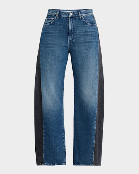 MOTHER The Spinner Zip Sneak Jeans | Neiman Marcus