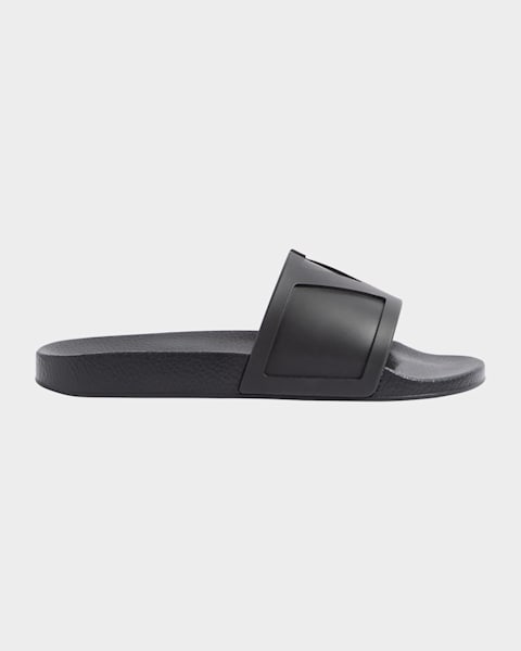 サンダル・ミュール VALENTINO Two-tone canvas Viva Superstar slippers Valentino Garavani Viva Superstar Slide Sandals in Canvas