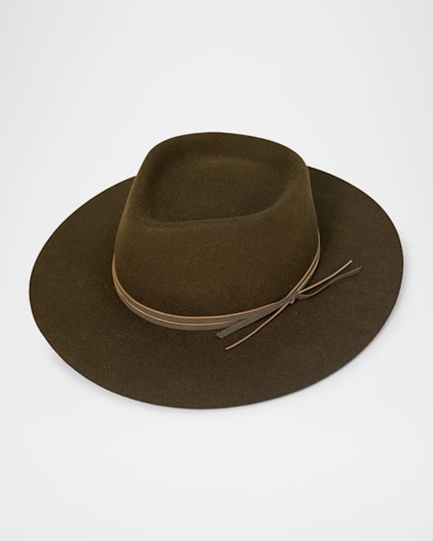Van Palma Livy Junior Straw Large Brim Hat With Chain | Neiman Marcus