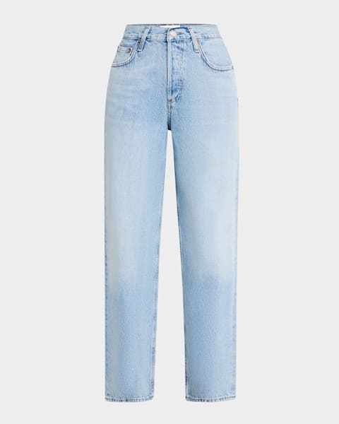 Ayla Baggy Jeans with Tuxedo Stripe 