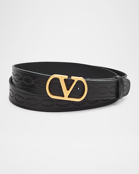 Balenciaga Men's Unity Sports Icon Logo D-Ring Belt | Neiman Marcus