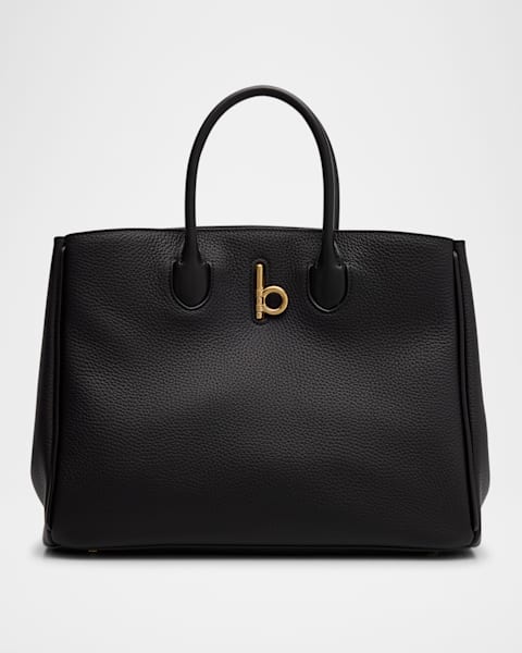 Burberry Cotswolds Small Leather Tote Bag | Neiman Marcus
