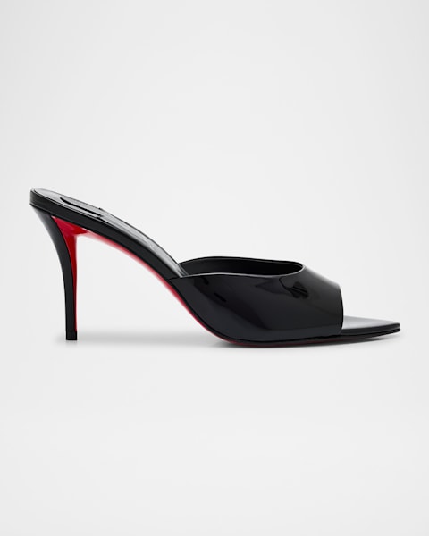 Prada Leather Moc-Toe Mules | Neiman Marcus