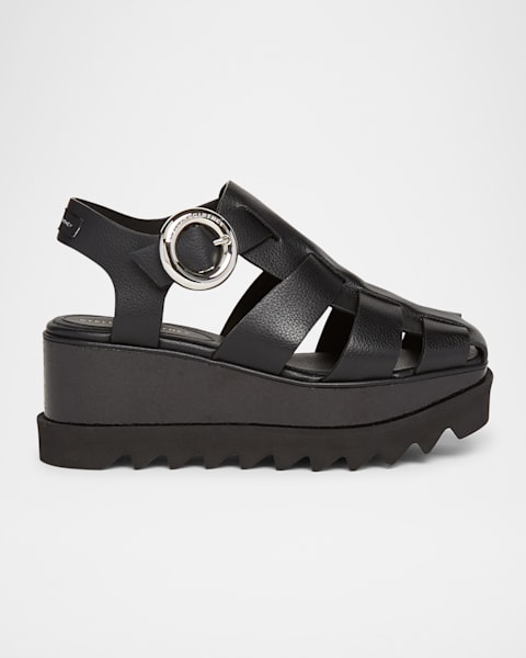 Stella McCartney Sneak-Elyse Alter Sporty Mat Platform