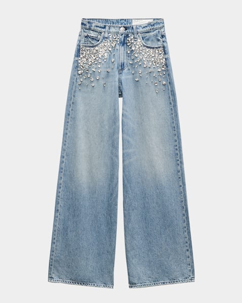 Featherweight Sofie High-Rise Wide-Leg Jeans