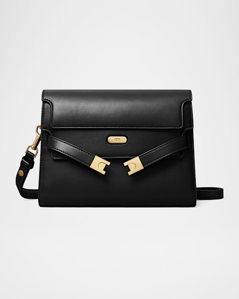 【TORY BURCH】Lee Radziwill ジャカード&レザー トートバッグ TORY BURCH トリーバーチ トートバッグ LEE RADZIWILL リー