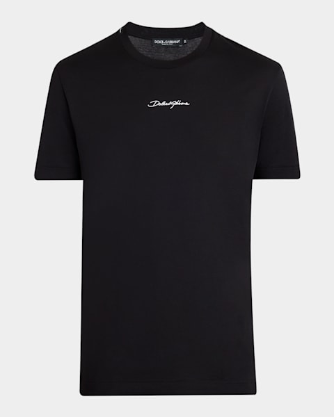 Tシャツ・カットソー DOLCE & GABBANA COTTON T-SHIRT WITH \"ITALIAN HOLIDAY\" PRINT Dolce&Gabbana Men's Italian Holiday Graphic T-Shirt | Neiman