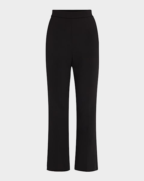 パンツ Stella Mccartney Wide Grey Wool Trousers Stella McCartney Wide-Leg Wool Tuxedo Trousers | Neiman Marcus