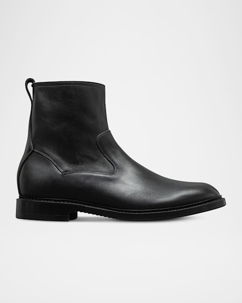 【TOM FORD】Elkan レザー チェルシーブーツ ブラック TOM FORD - Elkan Leather Chelsea Boots - Black TOM FORD