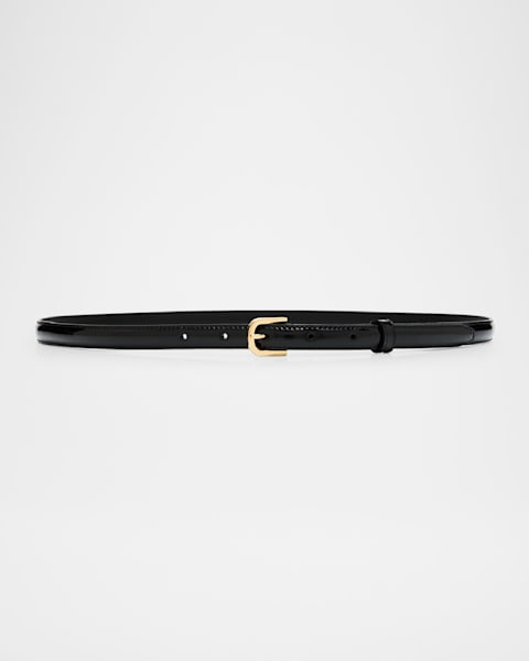 ベルト Toteme Swirl suede belt Swirl suede belt black – TOTEME