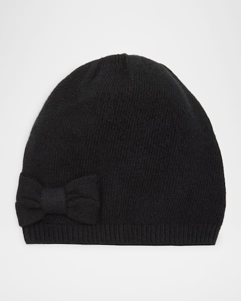 Loewe Cashmere Blend Logo-Patch Beanie | Neiman Marcus