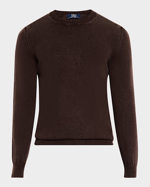 【送料&関税込】Brunello Cucinelli Crew Neck Fine Gauge Jump Brunello Cucinelli Men's Fine Gauge Crewneck Sweater