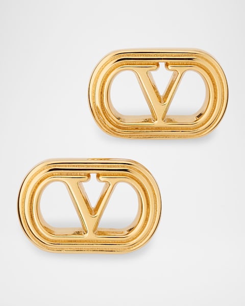 【関税＆送料込み】Valentino Garavani Gold Ovalette Earring Valentino Garavani Ovalette Earrings | Gold | FARFETCH