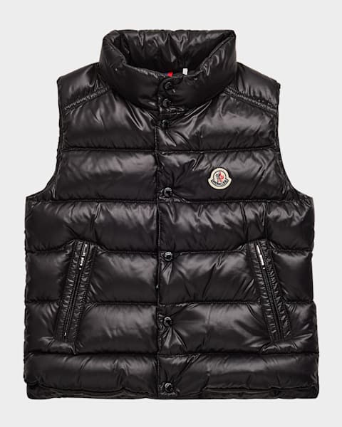 Moncler Kid's Ghany Quilted Puffer Down Vest, Size 8-14
