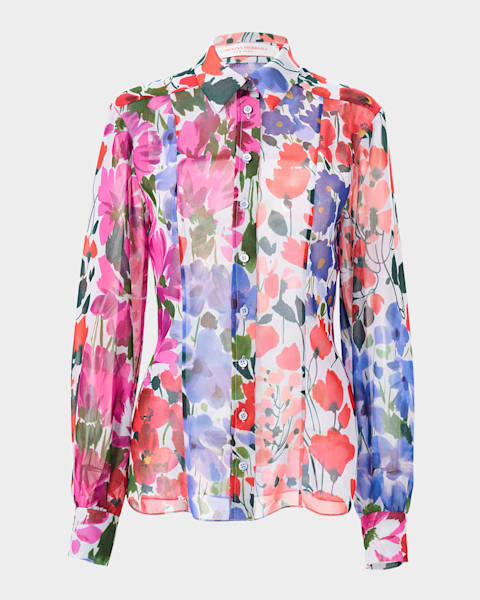 The Catalina's Off Shoulder Neck Collar Button Down Blouse
