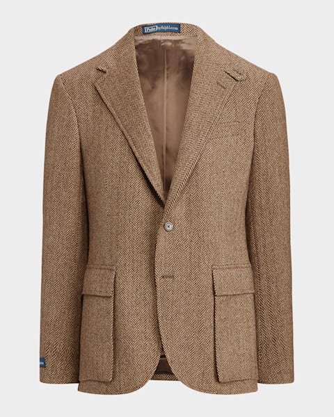 Polo Ralph Lauren Men's Tickweave Micro-Houndstooth Sport Coat