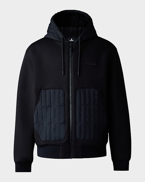 Mackage Men's Krystos Double-Face Jersey Hoodie | Neiman Marcus