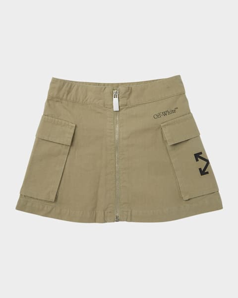 Girl's Bookish Cargo Skirt, Size 4-12