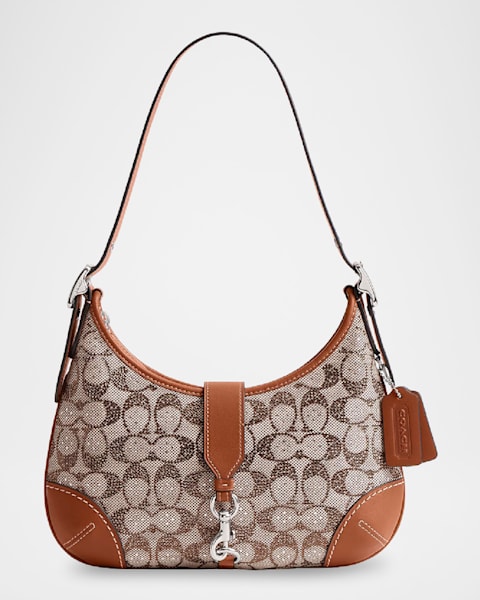 ショルダーバッグ VALENTINO GARAVANI ANTIBES MEDIUM LEATHER HOBO BAG Valentino Garavani Antibes Medium Canvas Hobo Crossbody Bag