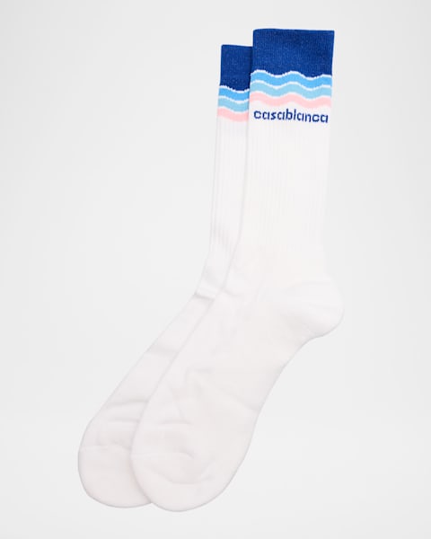 Men's Monogram Logo Crew Socks