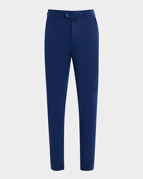Emporio Armani Men's G-Line Flat Front Trousers | Neiman Marcus