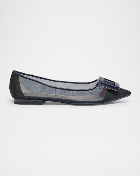 MiuMiu Suede Ballerina Flats スエード素材 バレリーナ ロゴ Miu Miu Suede Logo Ballerina Flats | Neiman Marcus