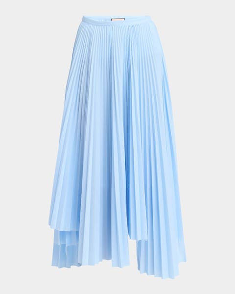 strapless open back dress ALICE & OLIVIA CHARA SLVLESS PLEATED MAXI DRESS  Effie's Inc