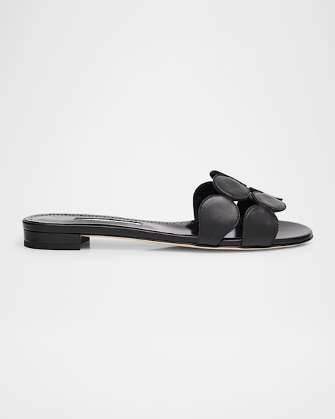 【関税&送料込】Loro Piana Vera Slide Sandals Loro Piana Vera Leather Slide Sandals - Bergdorf Goodman
