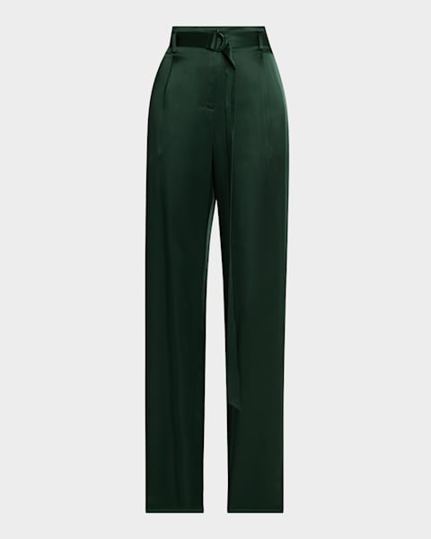 新品 YENN HIGH RISE TUCK WIDE PANTS 40 Mona Wide Leg Trouser Ankle Jeans In Plus Size With High Rise