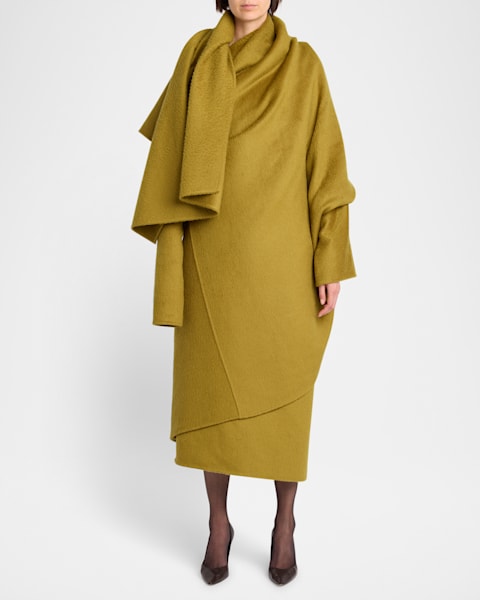 THE ROW Elke Brushed Cashmere Single-Breasted Jacket